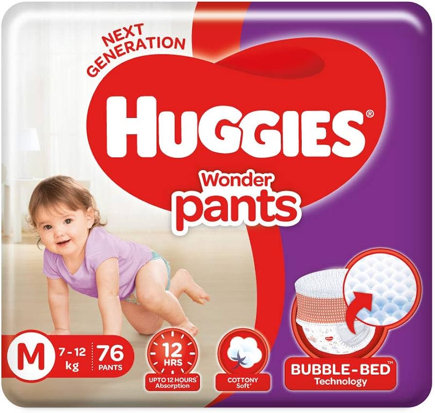 Huggies Wonder Pants Medium 54 Pcs