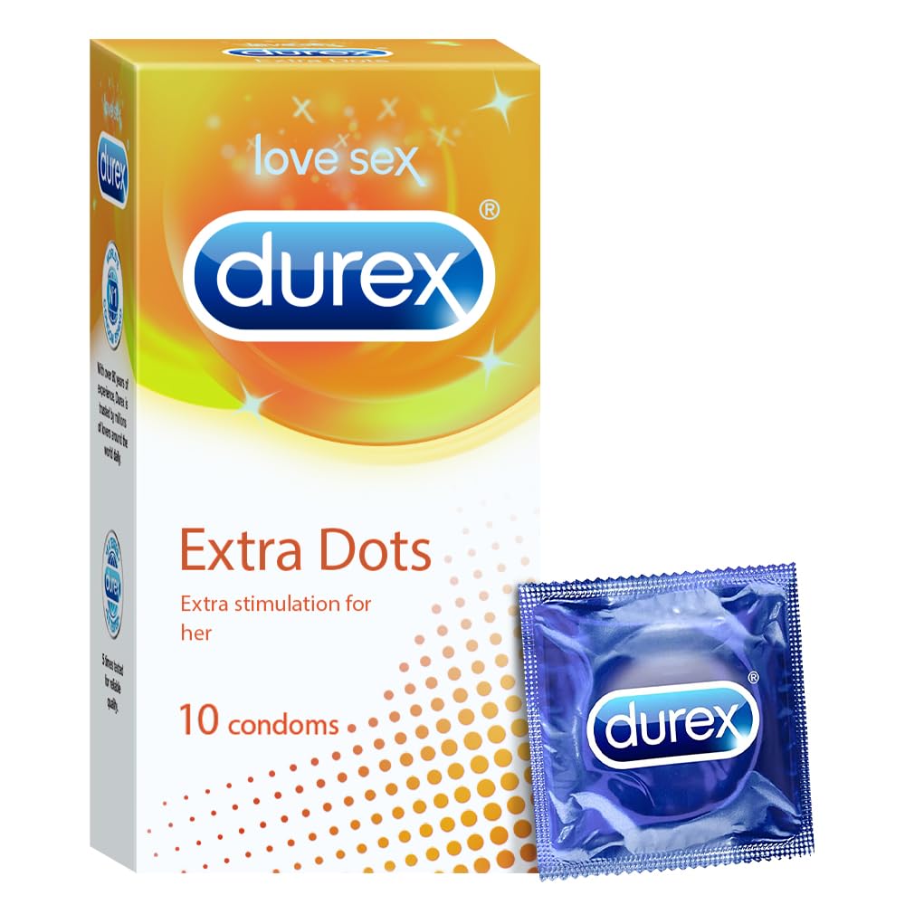Durex Condoms Extra Dotted 10s