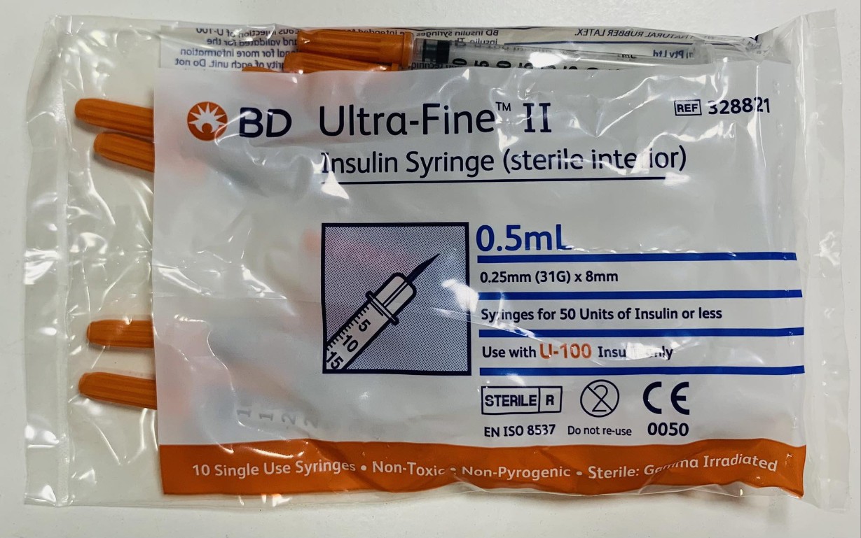 BD Ultra Fine Insulin Syringes 10s