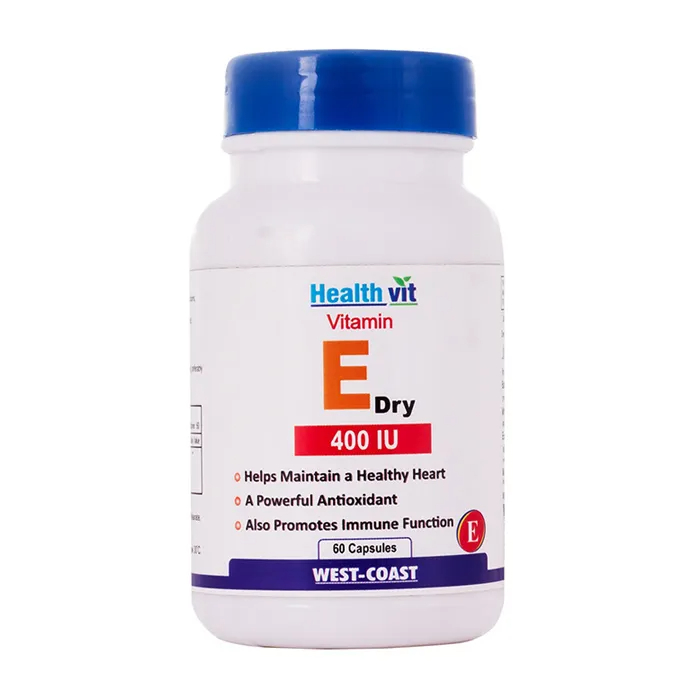 HealthVit Vitamin E 400 IU 60 Capsules